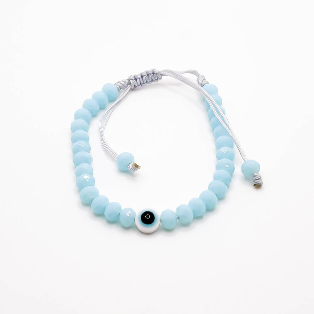 Light Blue Evil Eye Bracelet