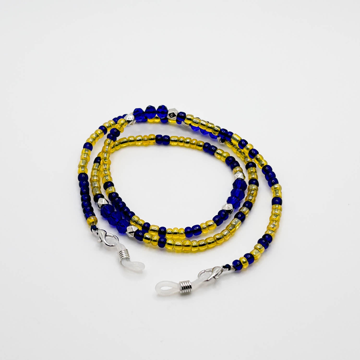 Yellow & Blue Eye Glasses Chain