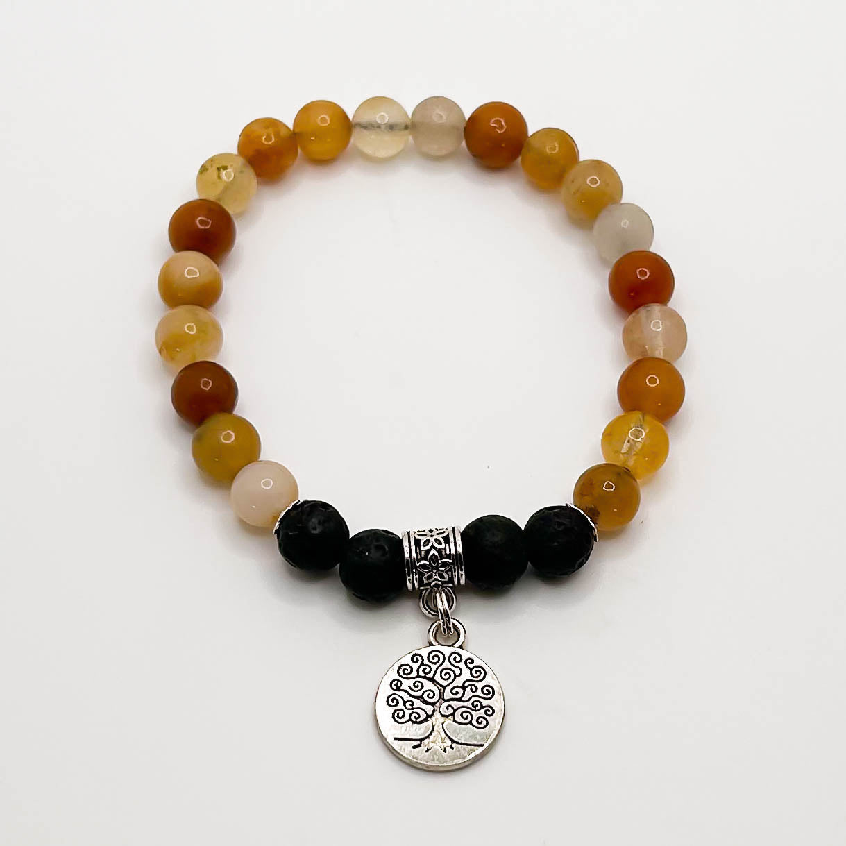 Honey Yellow Brown w/ Lava Bracelets