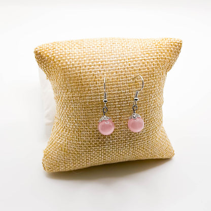 Rose Quartz Earrings